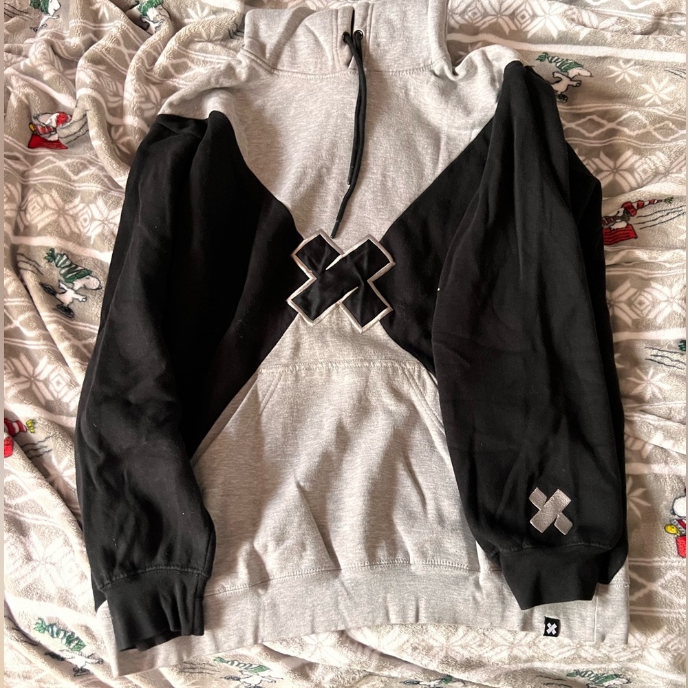 Black and Grey unisex XPLR sweatshirt (limited edition only 500 were sold)